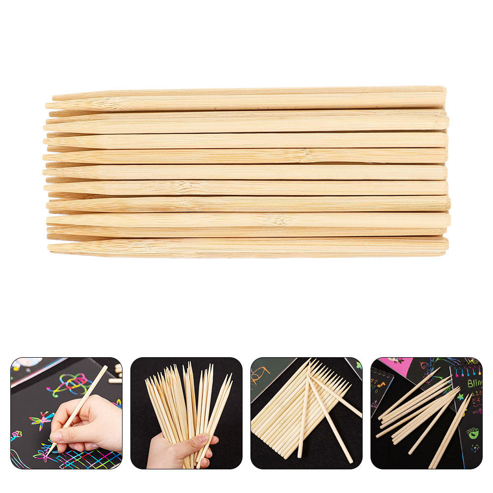 50 Piezas de Palitos de Bambú  - Tools Workshop For Kids reseña y precio