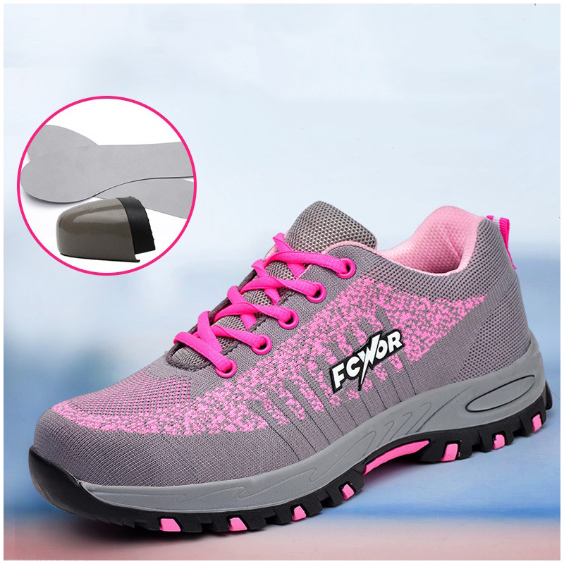 Zapatos de seguridad rosas par - Tools Work reseña y precio